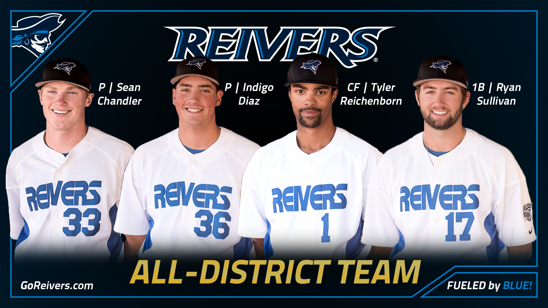 Reivers' postseason run continues, 4 named to All-Northern District Team
