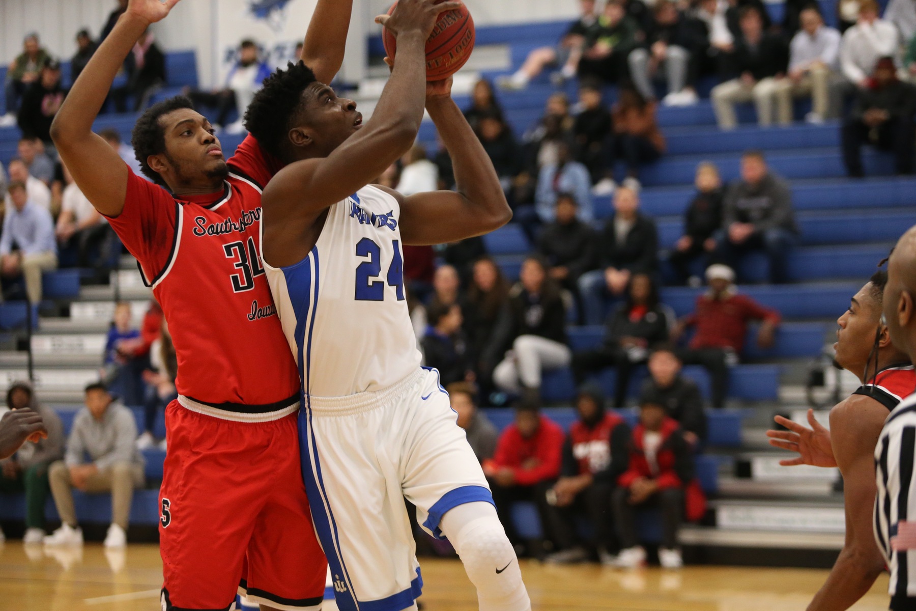 Emmanuel Ugboh helped lead ten-win Iowa Western over ten-win Northwest Kansas Tech to an 84-73 victory in the championship game of the Iowa Western Basketball Classic.