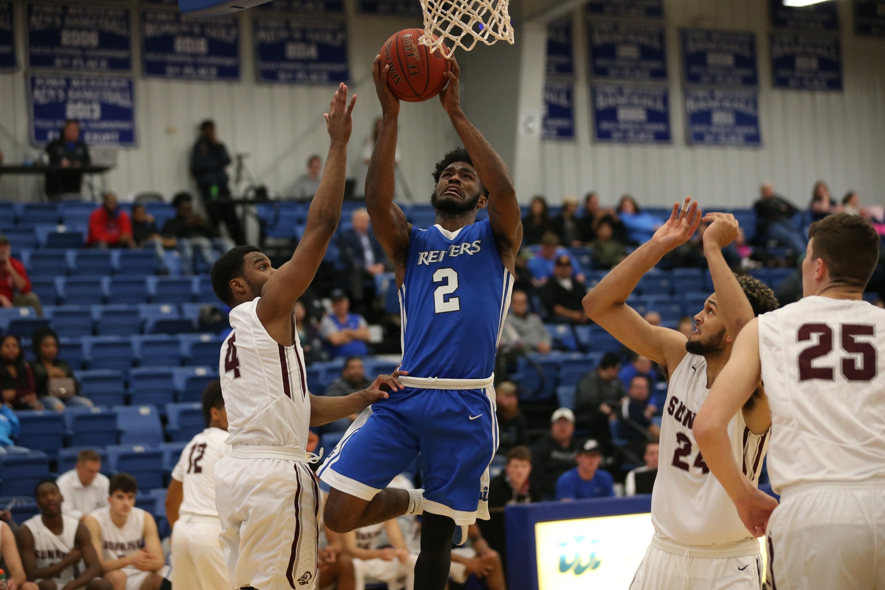 Jevon Smith scored 19 points in #21 Iowa Western's 89-63 victory over Iowa Central to open the 2018 portion of the Reivers 2017-18 men's basketball schedule.