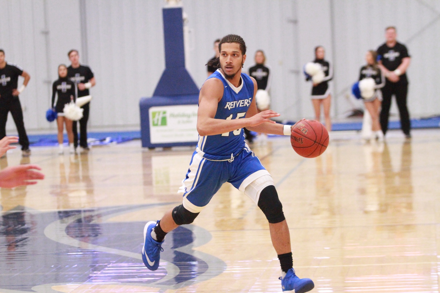 Rhyss Lewis and his Reiver teammates reached the century mark for the fifth time this season with a 103-88 victory to open up the Iowa Western Men's Basketball Classic.