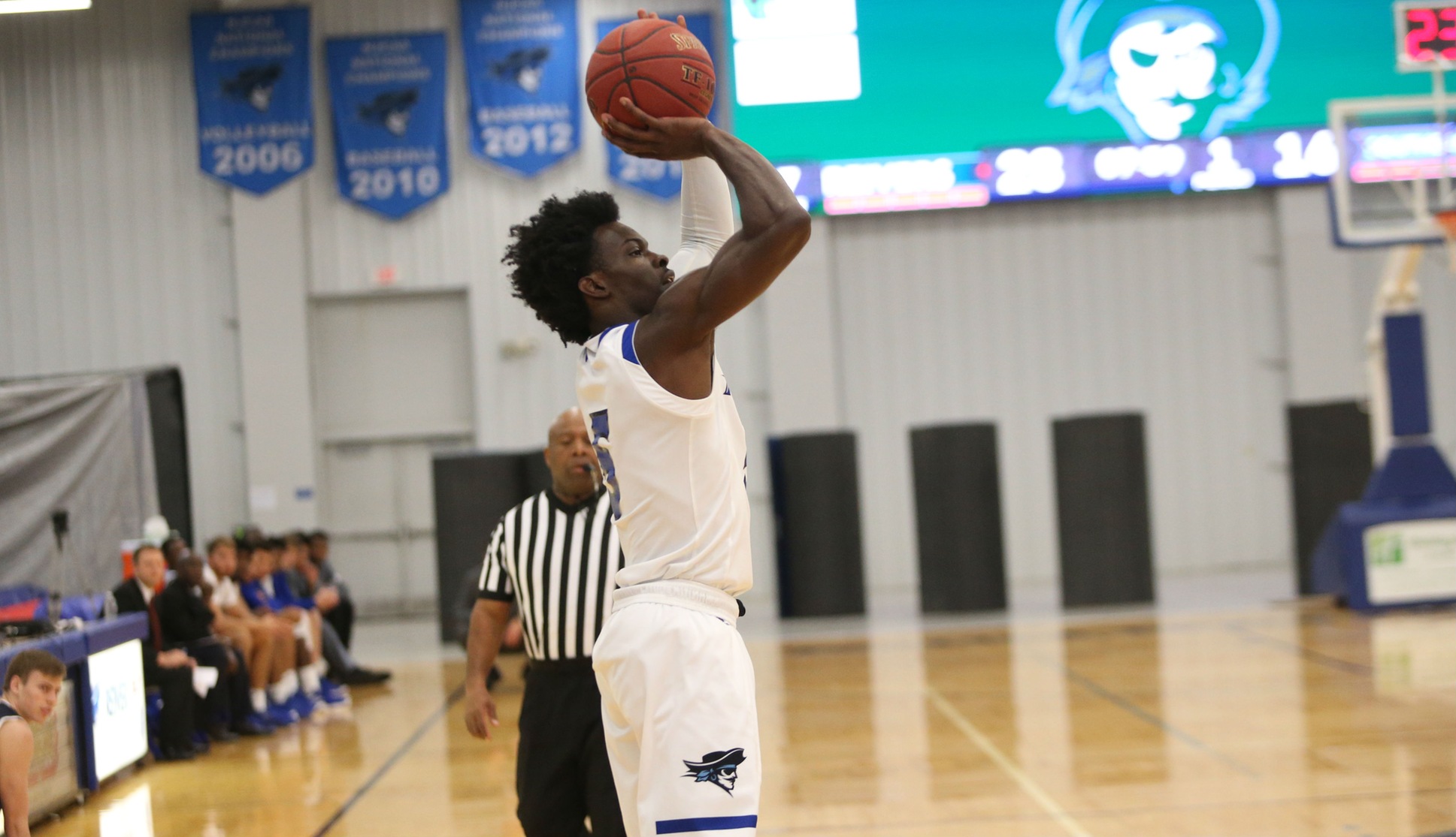 Iowa Western's Travon Broadway scored a game high 22 points on 9/12 shooting, as the Reivers claimed their third classic title this season with a 76-68 "wire-to-wire" victory over Northeastern (CO).