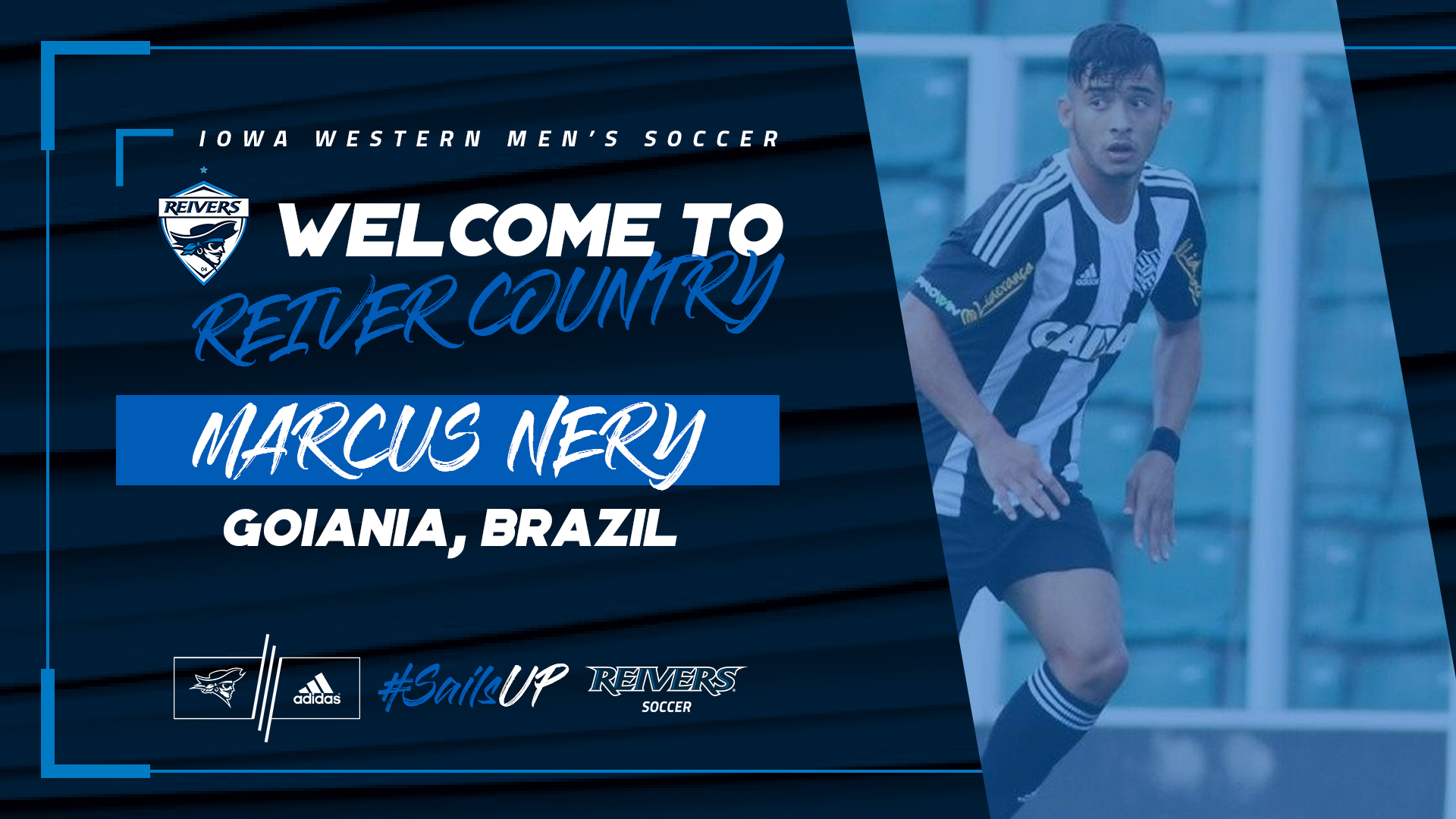 Marcus Nery to join Reiver soccer family in 2019