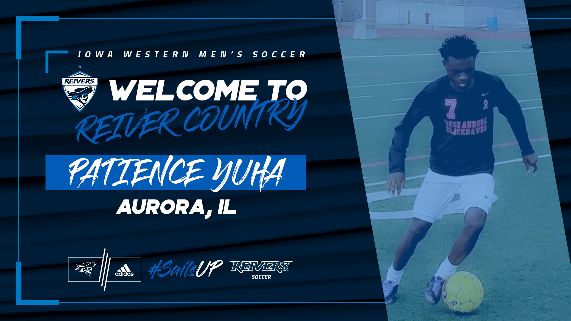 Iowa Western men's soccer add Patience Yuha to the squad for 2018-2019