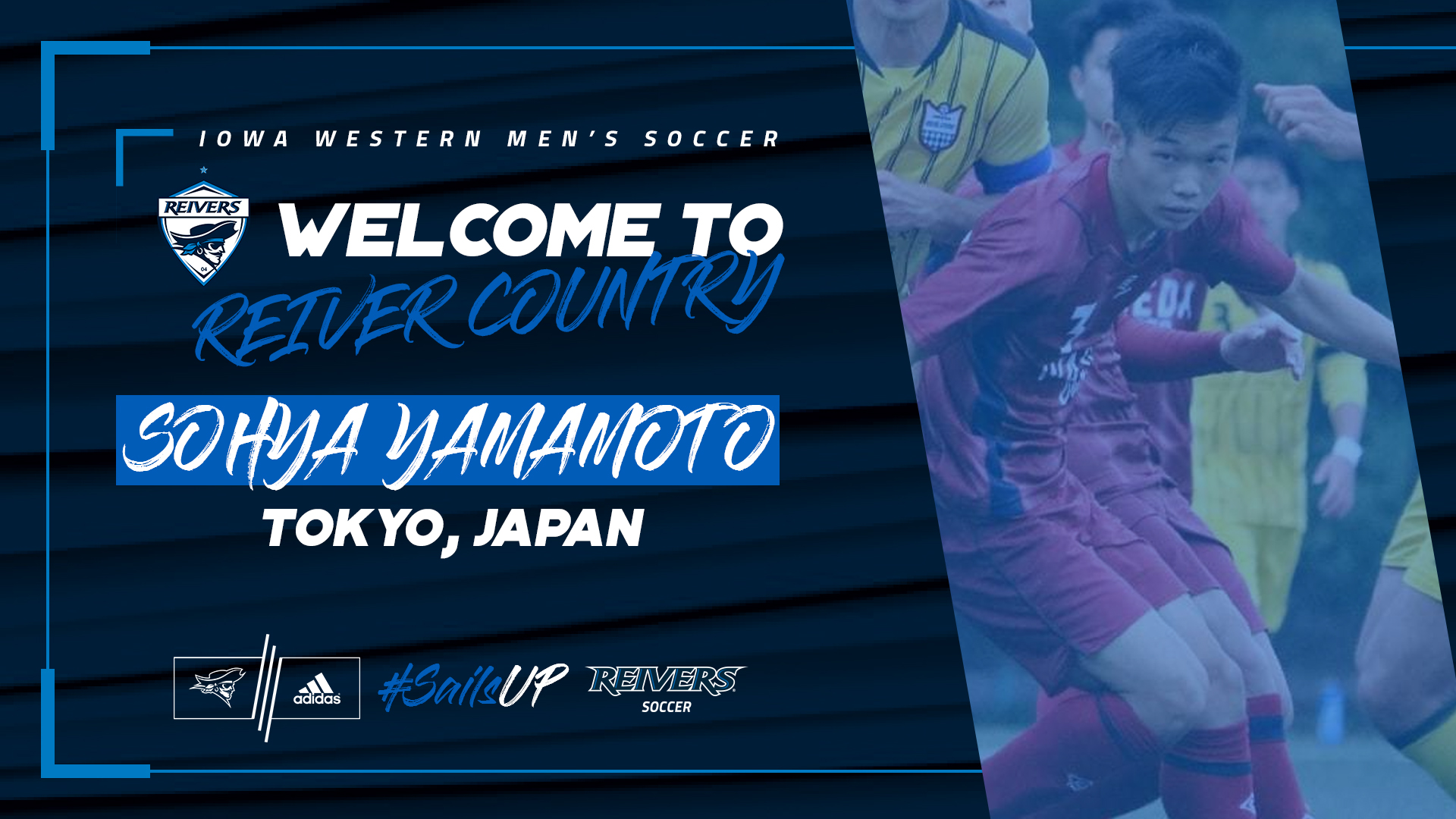 Sohya Yamamoto commits to the Reiver's soccer team
