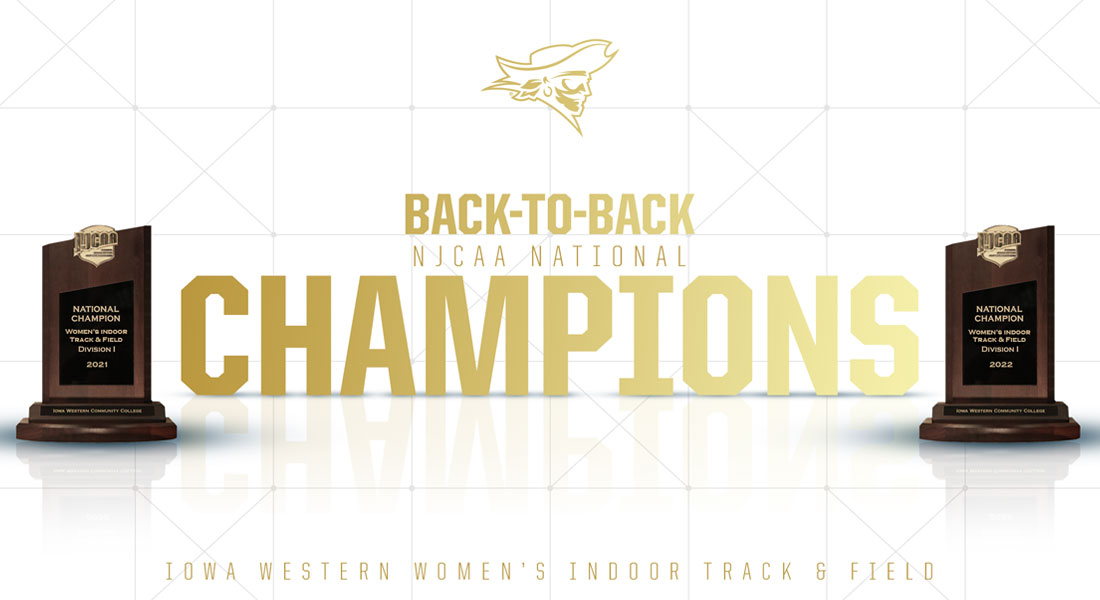 Iowa Western Women's Track & Field Claim Second Consecutive Title