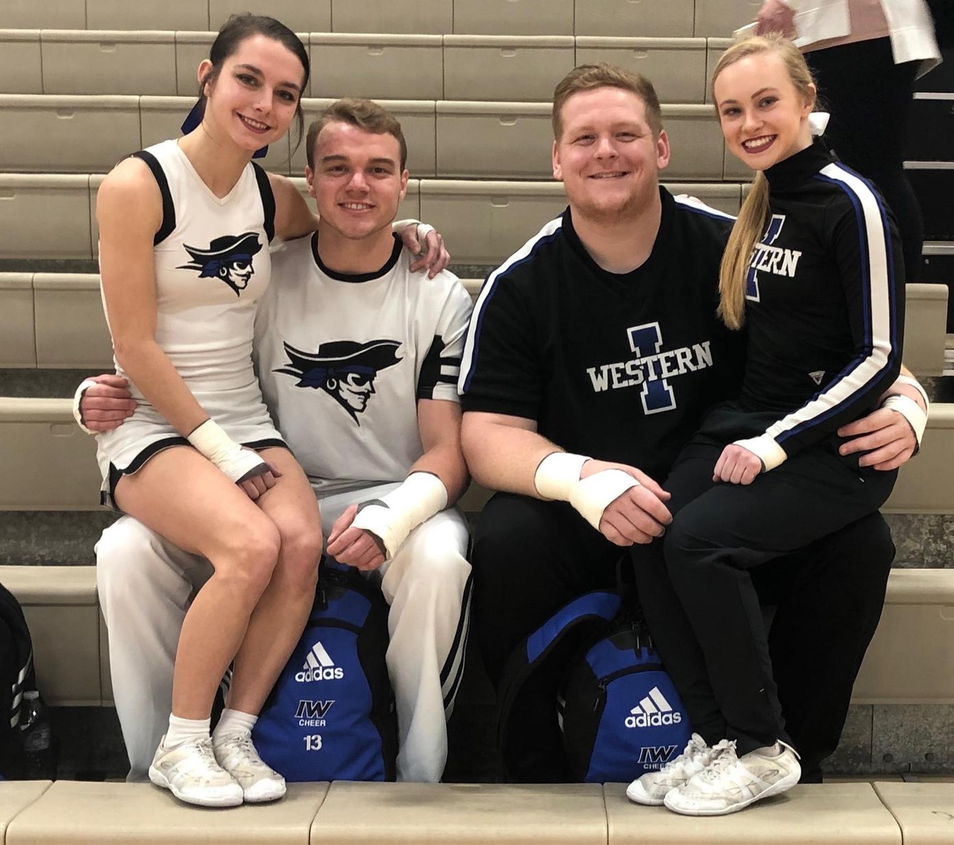 Iowa Western Cheer displays skills at local competition