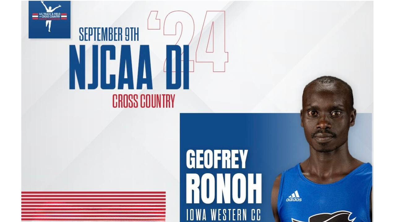 Geofrey Ronoh Named National Athlete of the Week