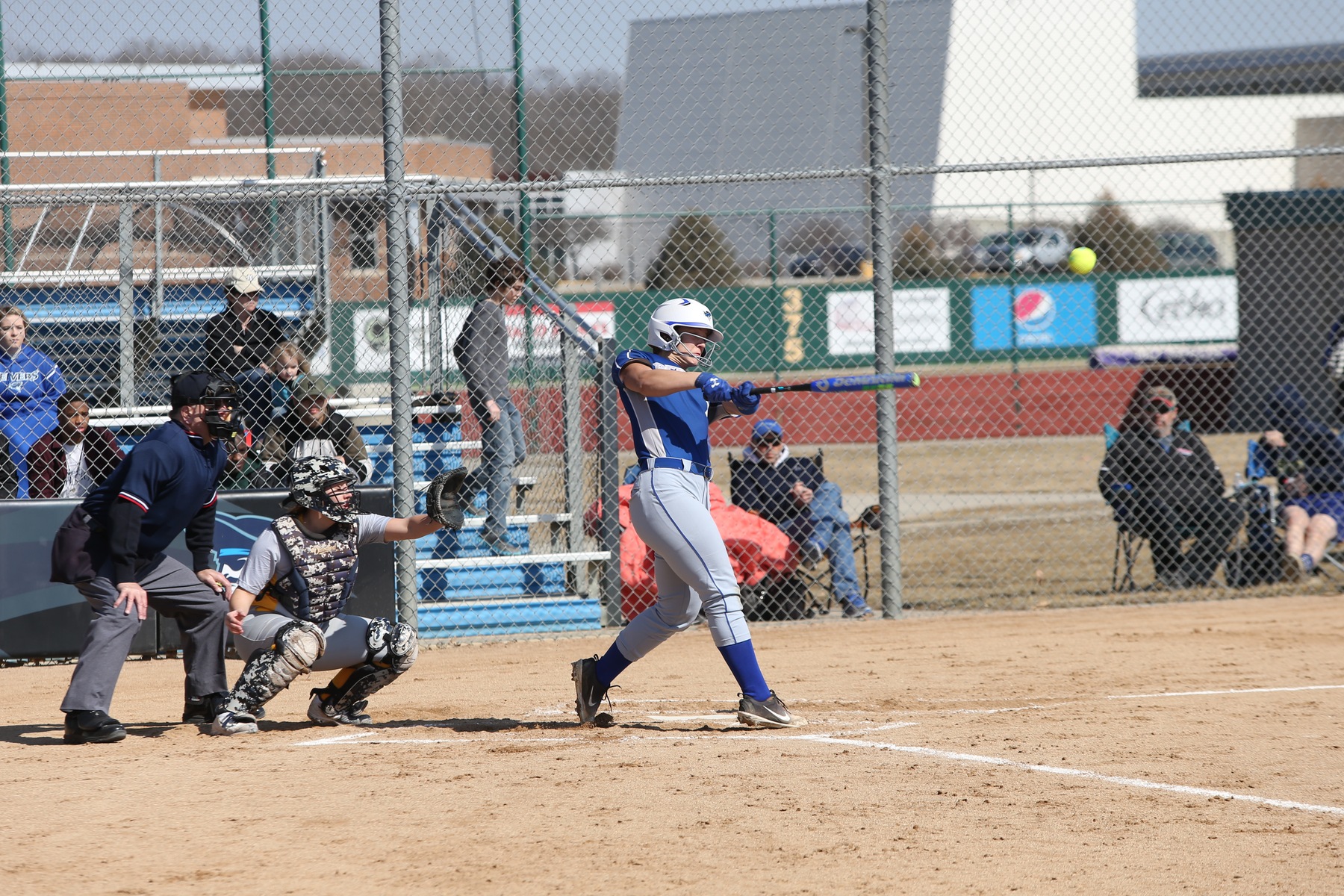 Softball picks up two wins in KC