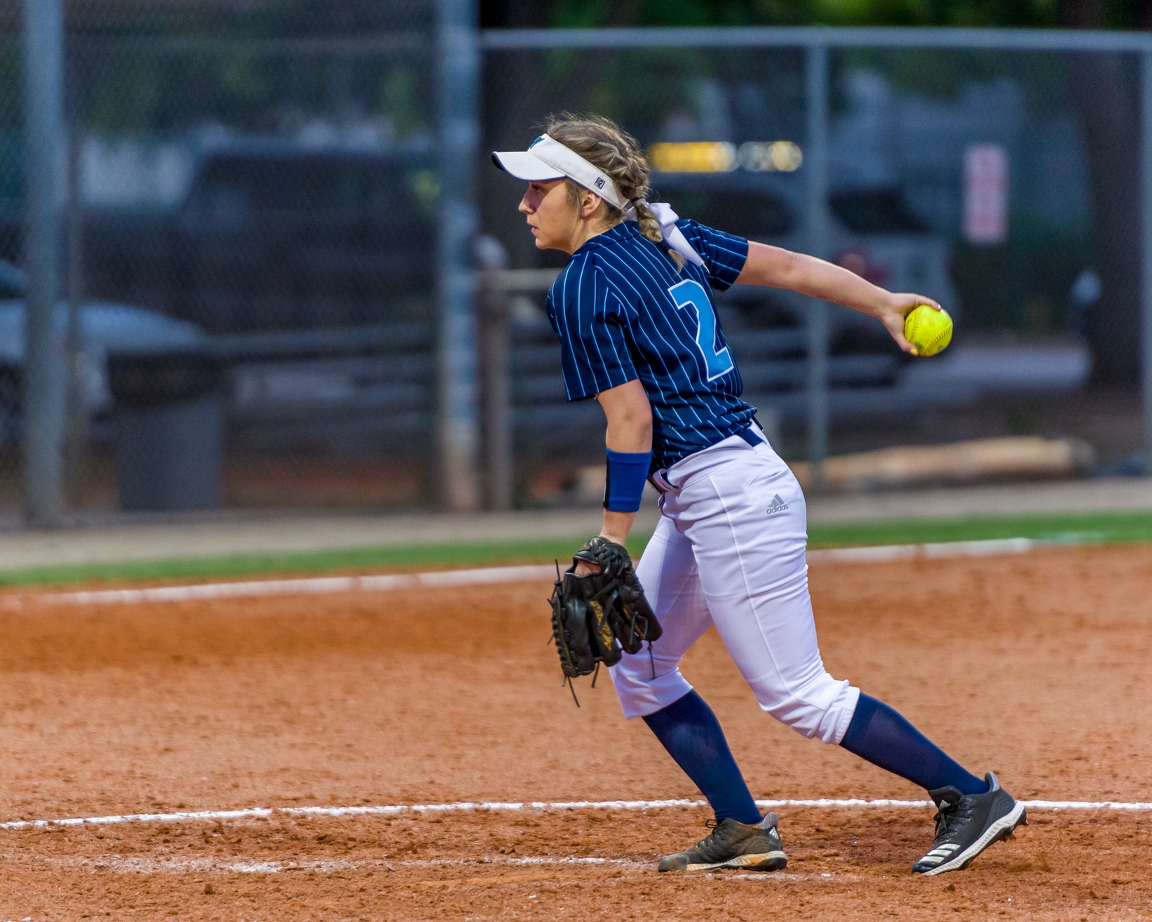 Sophomore Michaela Epp faced 25 batters in the Reivers double-header with College of Central Florida.

PHOTO COURTESY OF CAPTIVEPHOTONS.COM