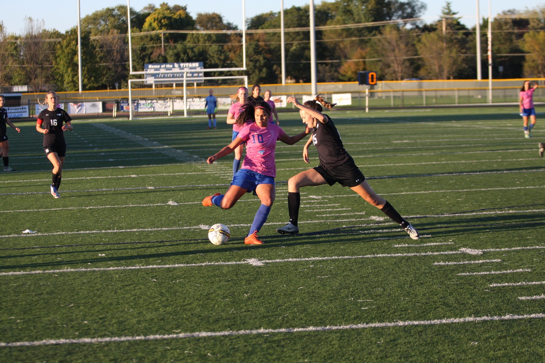 Laura Chavez earned two assists in Iowa Western's 2-1 victory over St. Charles CC Thursday night in Kansas City.