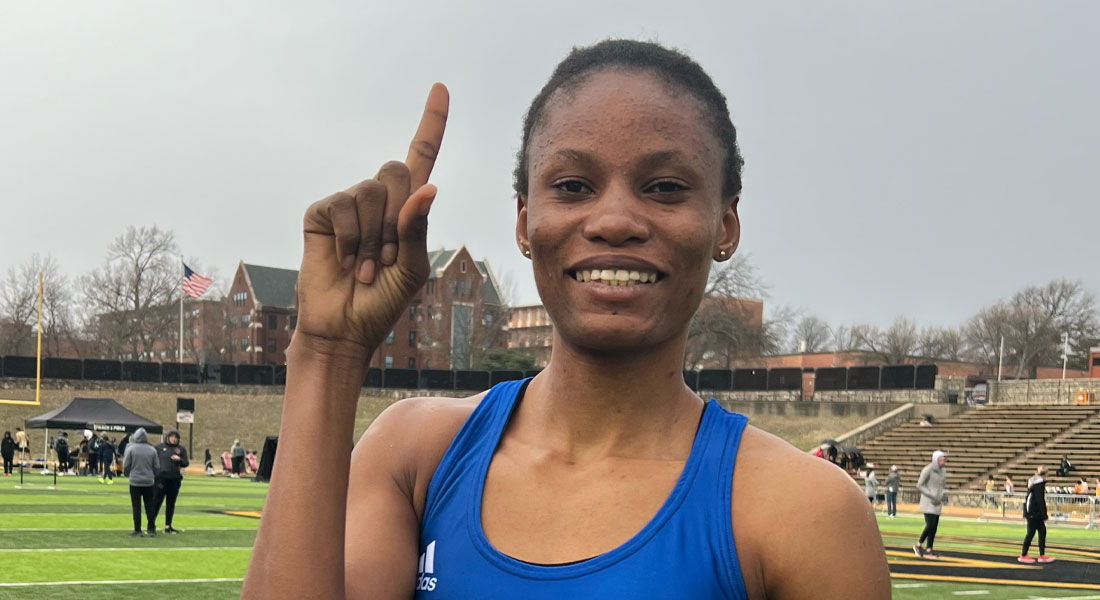 Jones and Amissah Finish First at Emporia Relays